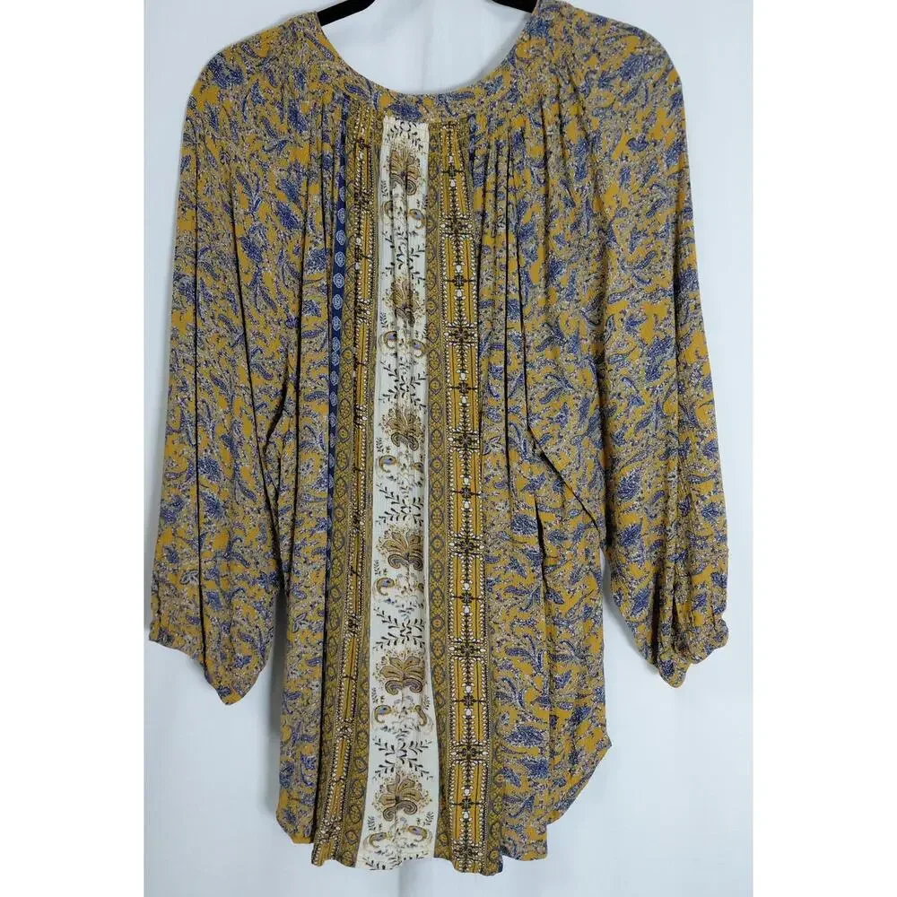 Mason & Belle JFPW5AM1C9 Embroidered Tasselled Peasant Women Size 2X